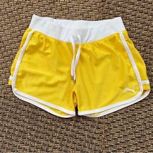 Girls Puma Running Shorts-Size
